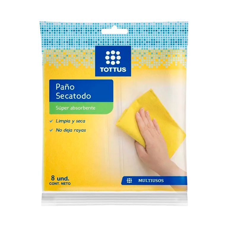 Paño Secatodo Tottus Empaque 8 Und