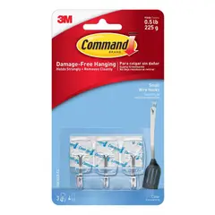 COMMAND - Command Gancho de Alambre Transp X 3Un