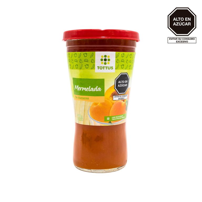 Mermelada de Durazno Tottus Envase 310 g