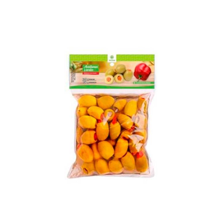 Aceituna Verde Tottus Rellena con Rocoto Bolsa 240 g