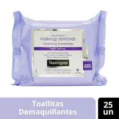 NEUTROGENA - Toallas Desmaquillantes Noche Empaque 25 Und