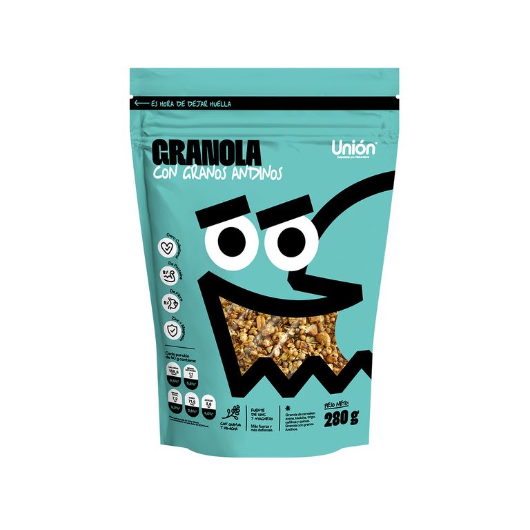 Granola Unión con Granos Andino Bolsa 280 g