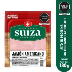SUIZA - Jamon Americano Empaque 180 g