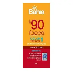 BAHIA - Protector Solar Facial Bahia Faces Color 1 SPF90 Envase 60 g