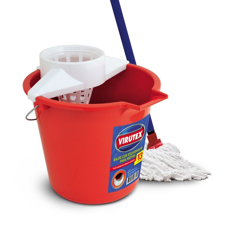Pack Virutex Balde 13 L + Mopa