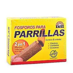 INTI - Fósforos Parrilla Caja 5 Und