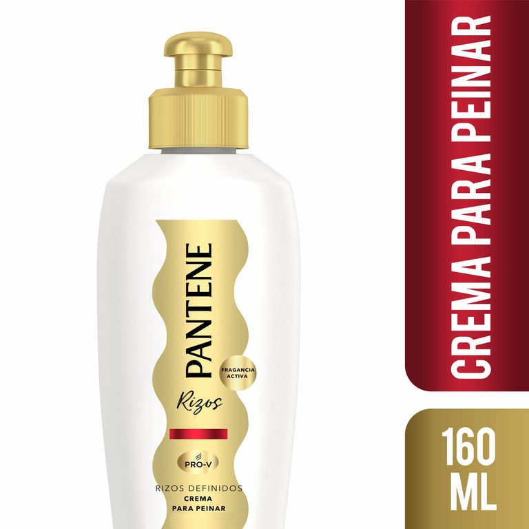 Crema para Peinar Pantene Rizos Definidos Botella 160 mL