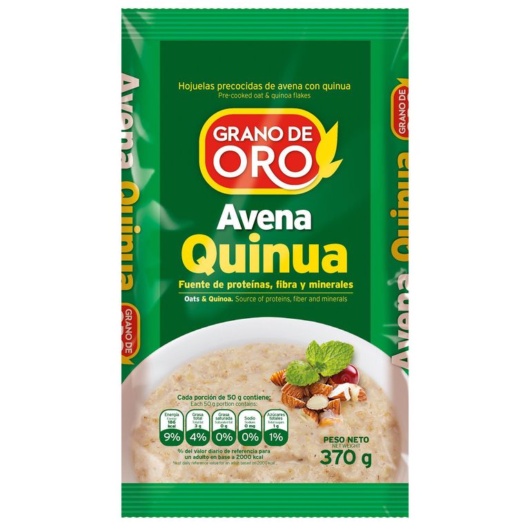 Avena Quinua Grano de Oro Bolsa 370 g