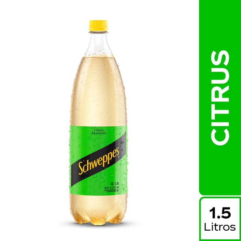 Ginger Ale Schweppes Citrus Botella 1.5 L