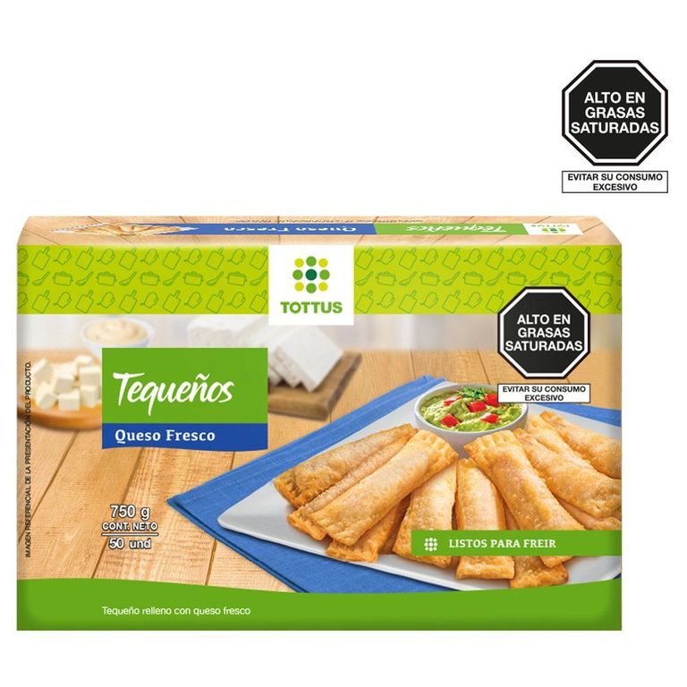 Tequeños con Queso Fresco Tottus Caja 50 Und