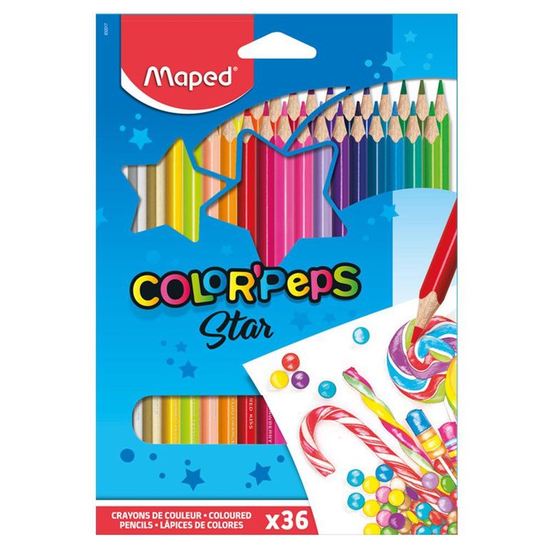 Colores Maped Caja 36 Und