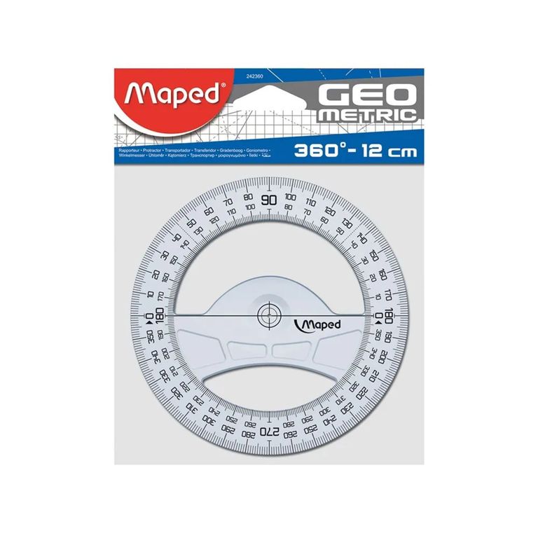 Transportador Maped 360° x 12cm