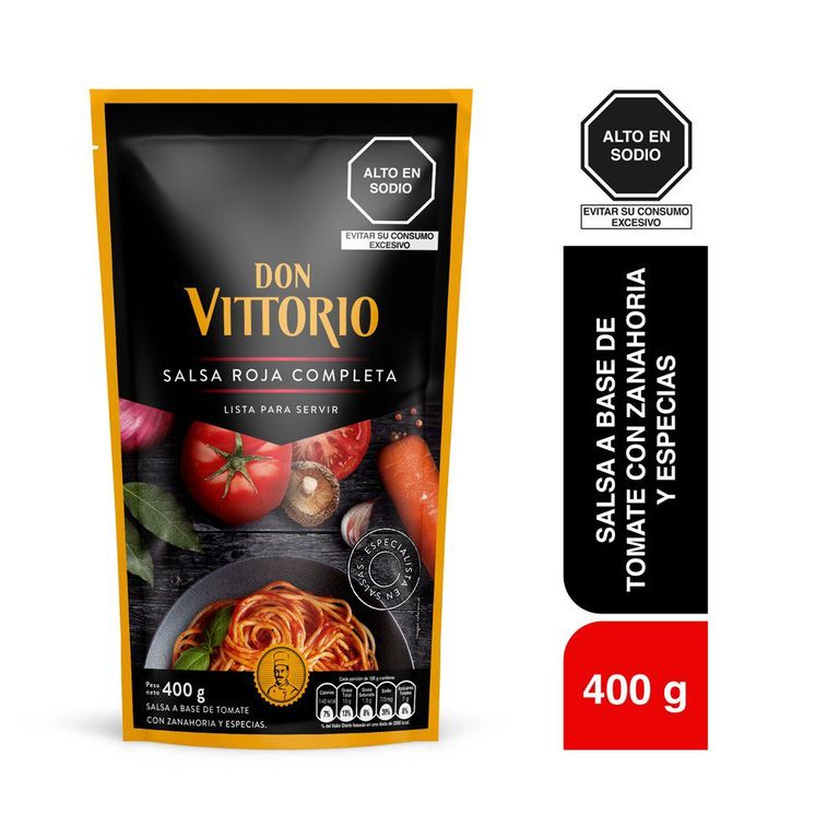 Salsa Roja Completa Don Vittorio Doypack 400 g