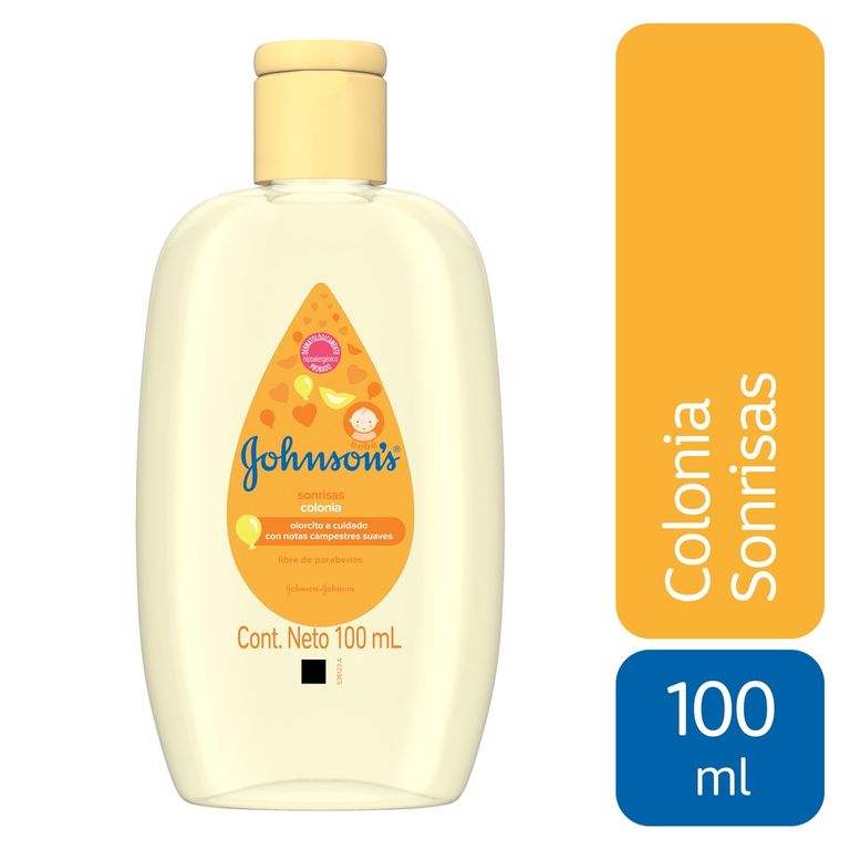 Colonia Bebé Johnsons Sonrisas Botella 100 mL