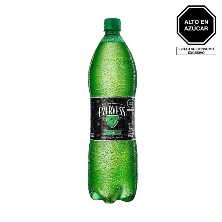 Gaseosa Evervess Ginger Ale Botella 1.5 L