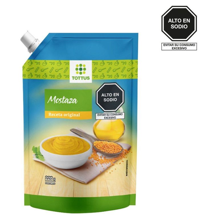 Mostaza Tottus Doypack 220 g