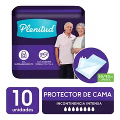 PLENITUD - Protector De Cama Pack 10 Und