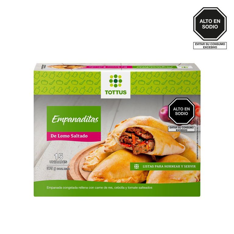 Empanaditas de Lomo Saltado Tottus Caja 15 Und