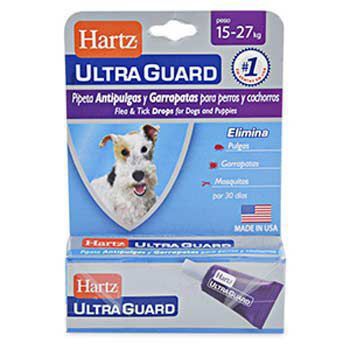 Pipeta Antipulgas Hartz UltraGuard 15–27 Kg