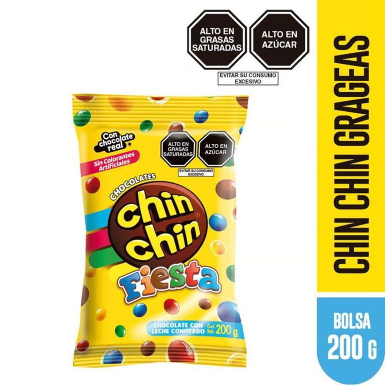 Chocolate Chin Chin Grageas Bolsa 200 g