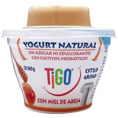 TIGO - Yogurt Griego Natural Miel