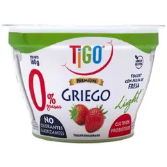 TIGO - Yogurt Premium Fresa Light 160 g