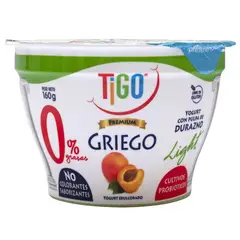 TIGO - Yogurt Premium Durazno Light 160 g
