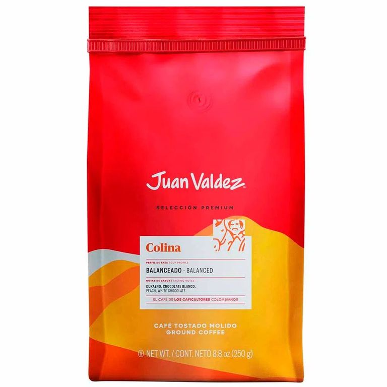Café Molido Juan Valdez Colina Bolsa 250 g