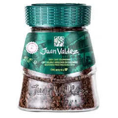 JUAN VALDEZ - Café Liofilizado Descafeinado Juan Valdez Envase 95 g