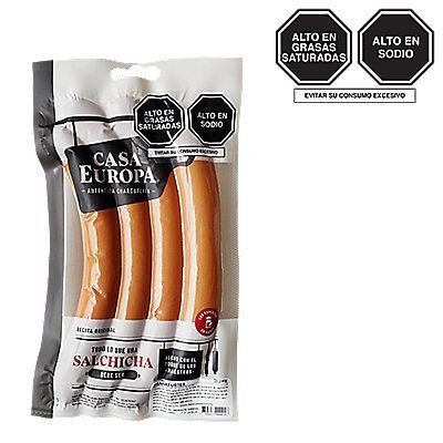 Salchicha Frankfurter Casa Europa Empaque 240 g