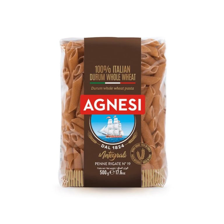 Fideo Pennette Integral Agnesi 500 g