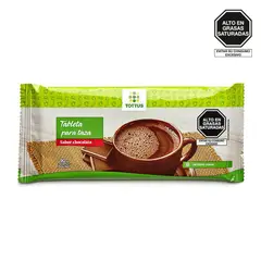 TOTTUS - Tableta para Taza Sabor Chocolate Tottus 90 g