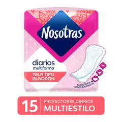 NOSOTRAS - Protectores Diarios Multiestilos Empaque 15 Und