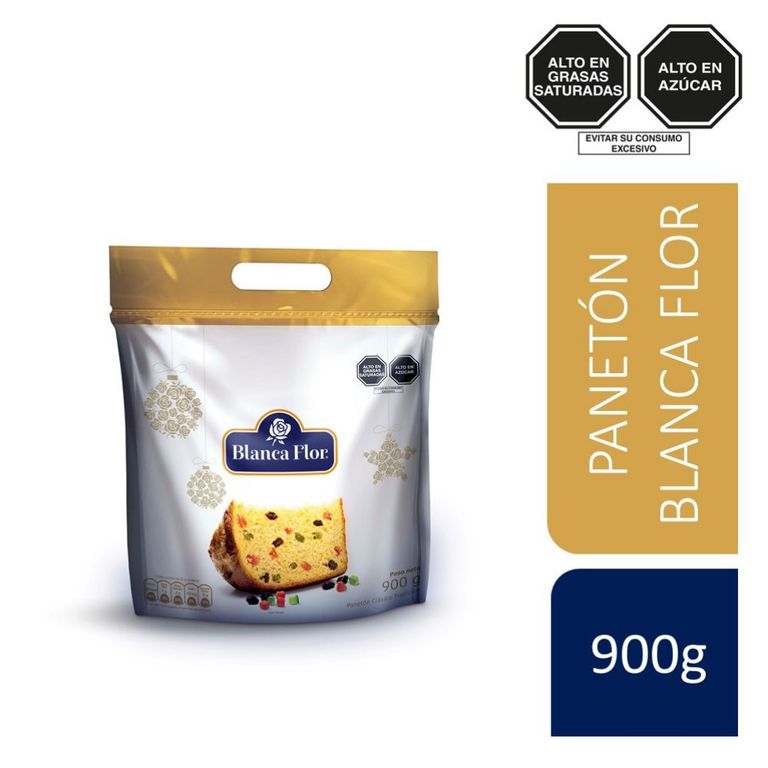 Panetón Blanca Flor Bolsa 900 g
