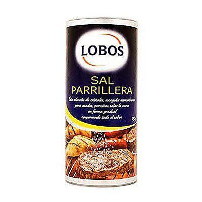 Sal Parrillera Gruesa Lobos Envase 750 g