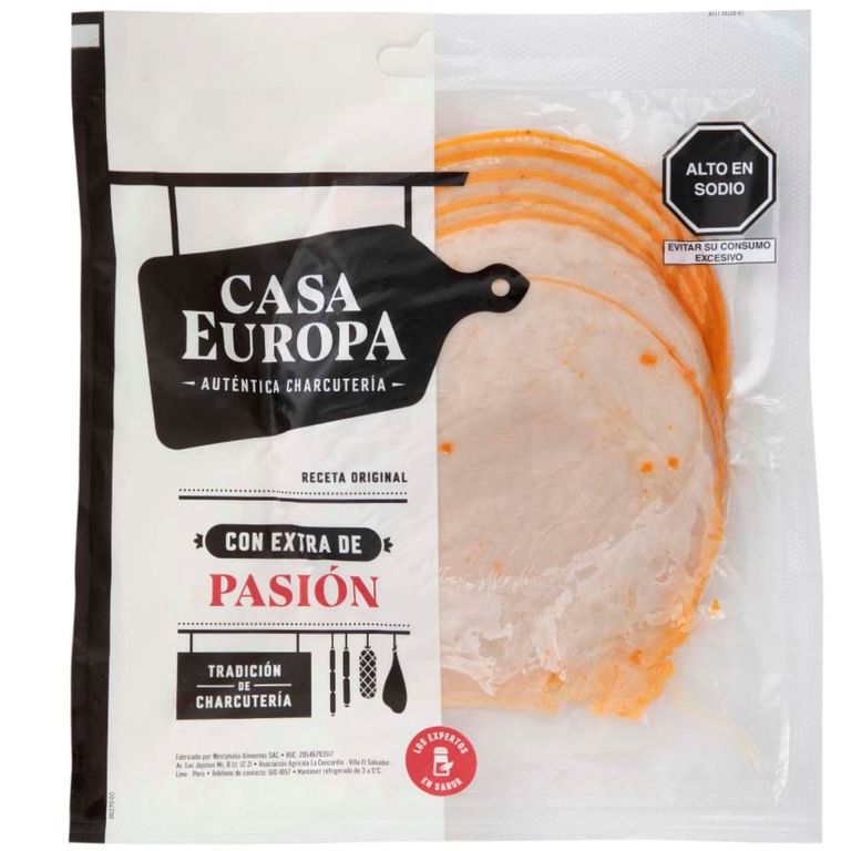 Jamón del País Casa Europa Empaque 150 g