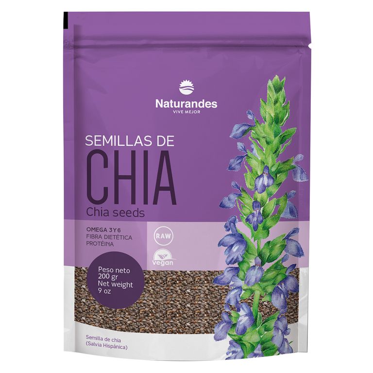 Semillas de Chía Naturandes Bolsa 200 g