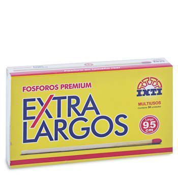 Fósforos Inti Premium Extra Largo Caja 50 Und