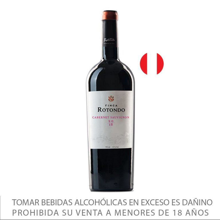 Vino Finca Rotondo Tinto Malbec Cabernet Merlot Botella 750 mL