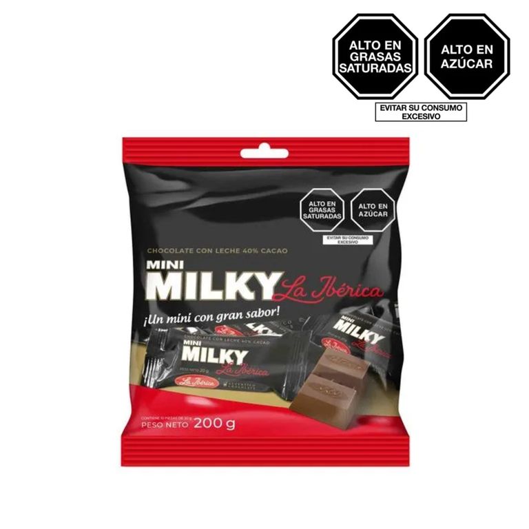 Chocolate La Iberica Mini Milky Bolsa 10 Und