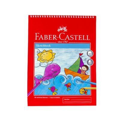 Sketch Book Faber Castell A4 Espiralado 25 Hojas