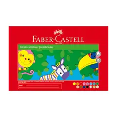 FABER CASTELL - BLOCK CARTULINAS PLASTIFICADAS X18 HOJAS