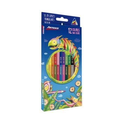 Colores Artesco Bicolor Triangulares Empaque 12 Und
