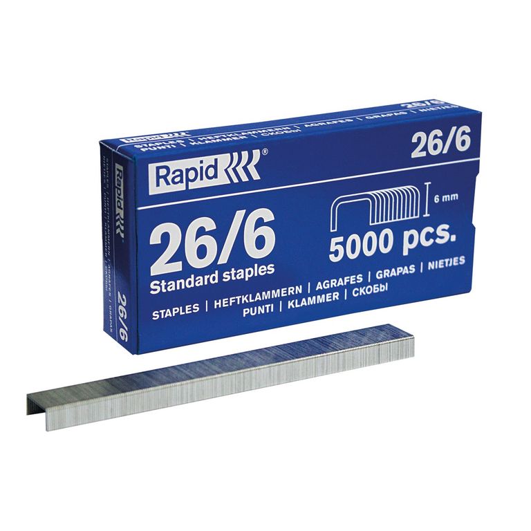 Grapas Rapid 6mm Caja 5000 Und