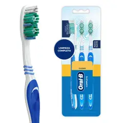 ORAL B - Cepillo Dental Complete Multinivel Limpieza Profunda Pack 3 Und