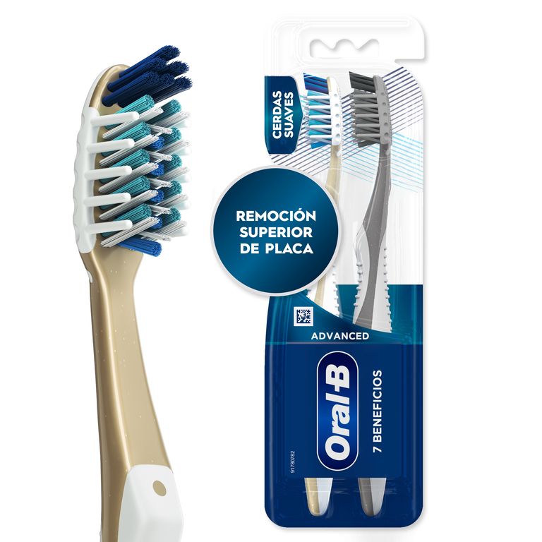 Cepillo Dental Oral B Pro Salud 7 Beneficios Empaque 2 Und