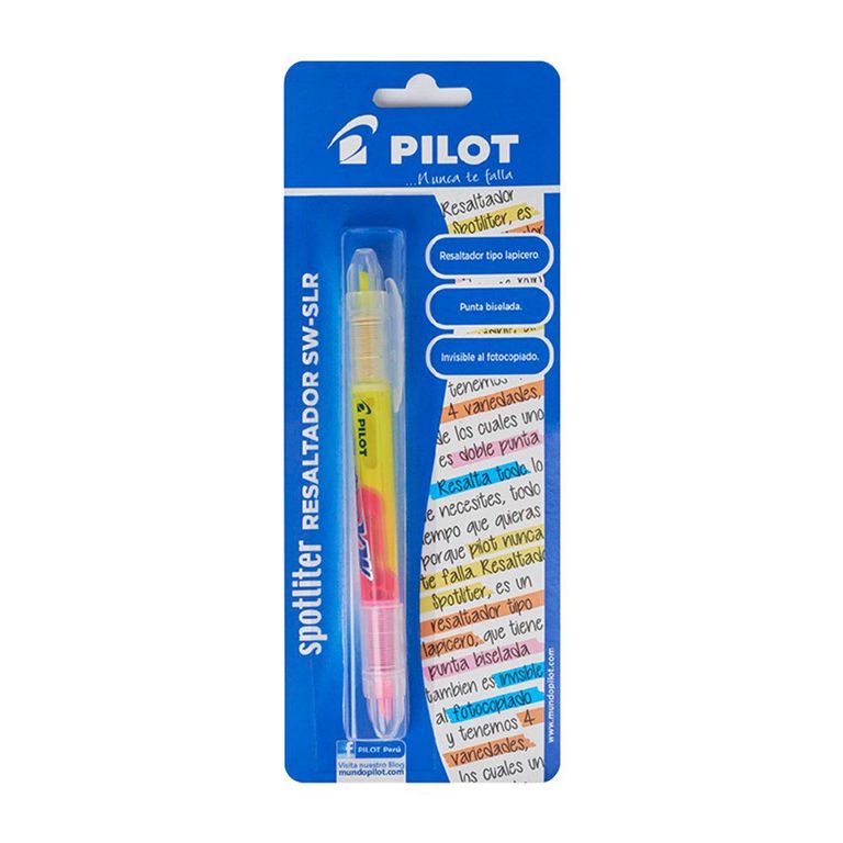 Resaltador Pilot Dúo Amarillo Rosado