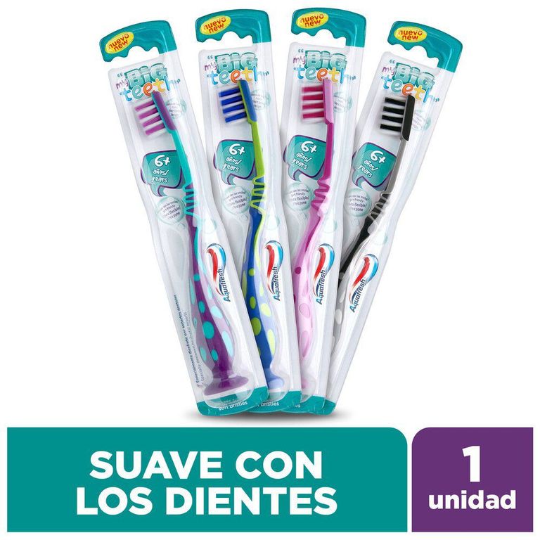 Cepillo Aquafresh Big Teeth Suave