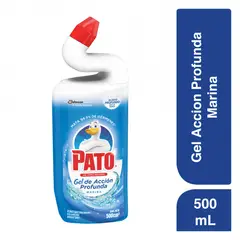 PATO - Limpiador De Inodoro En Gel Marina 5 En 1 Envase 500 mL