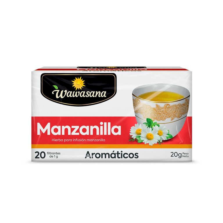 Infusión Manzanilla Wawasana Caja 20 Sobres